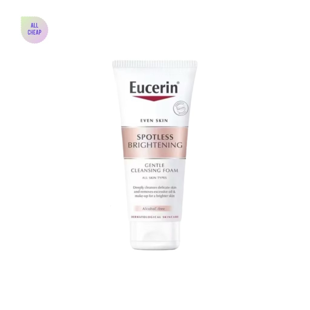Eucerin SPOTLESS BRIGHTENING GENTLE CLEANSING FOAM EXFOLIATING Gel ยูเซอริน สปอตเลส ไบรท์เทนนิ่ง คลีนซิ่ง โฟม เจล AMINO