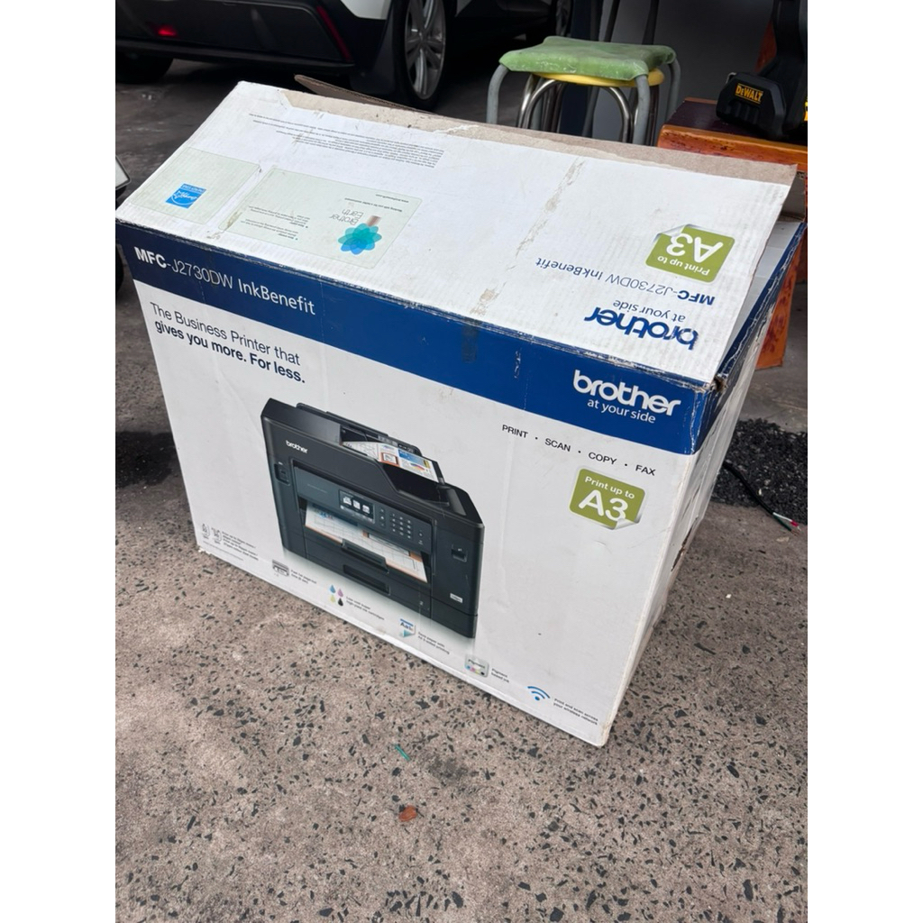 Brother MFC-J2730DW A3 มือสองสำหรับไว้เป็นอะไหล่ ต้องเอาไปซ่อมเปลี่ยนหัวพิมพ์ติดแท้งเองนะครับ