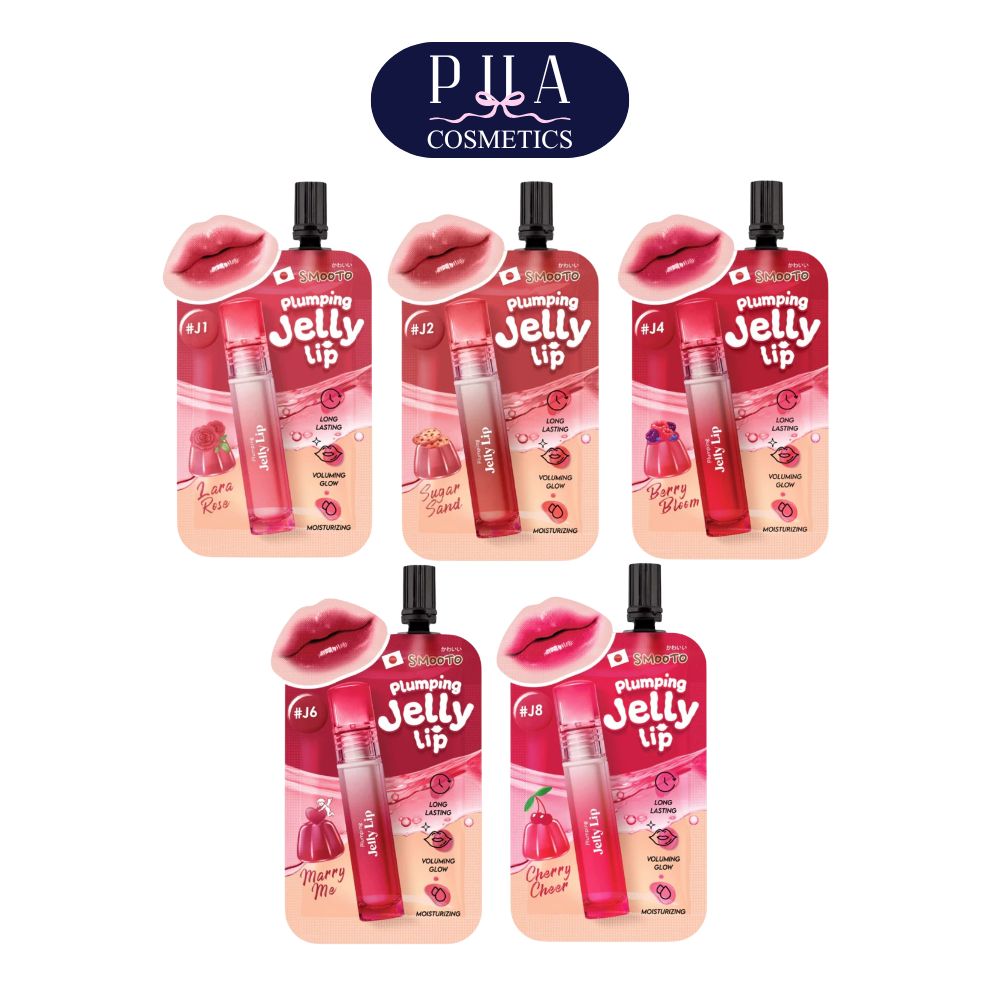 [ซอง] Smooto Plumping Jelly Lip สมูทโตะ พลัมพิ่ง เจลลี่ ลิป