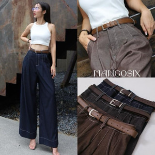 กางเกงเดินเส้นขากระบอก รุ่นComely’poly (P96)