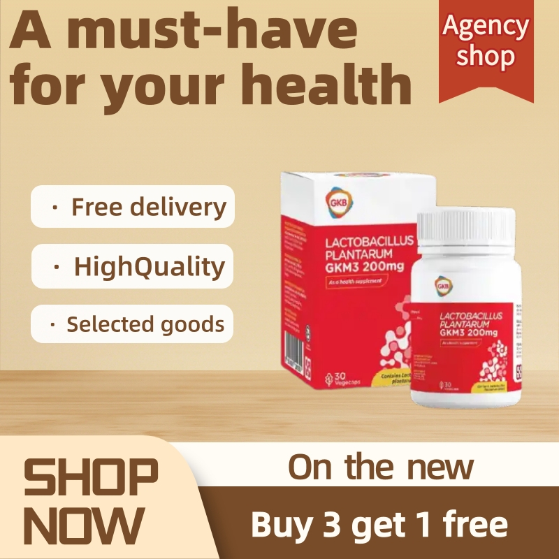 GKB LACTOBACILLUS PLANTARUM GKM3 3 200มก. 30 s/2 x 30 sการเผาผลาญไขมัน/การจัดการน้ําหนัก