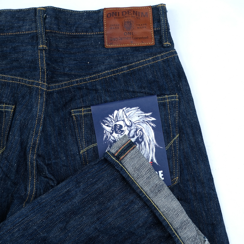 กางเกงยีนส์ ONI DENIM ONI-270-KASE 16oz Natural Indigo New Regular Straight - รูปที่ 3