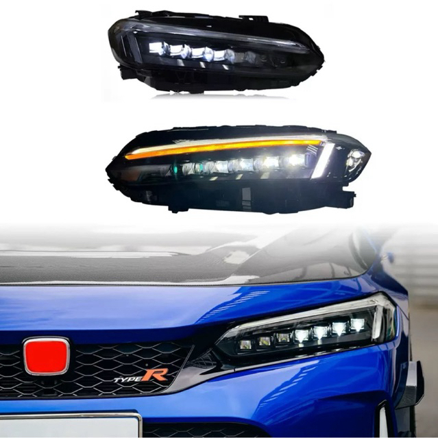 ไฟหน้าแต่ง CIVIC FE แบบ 7ลูกแก้ว