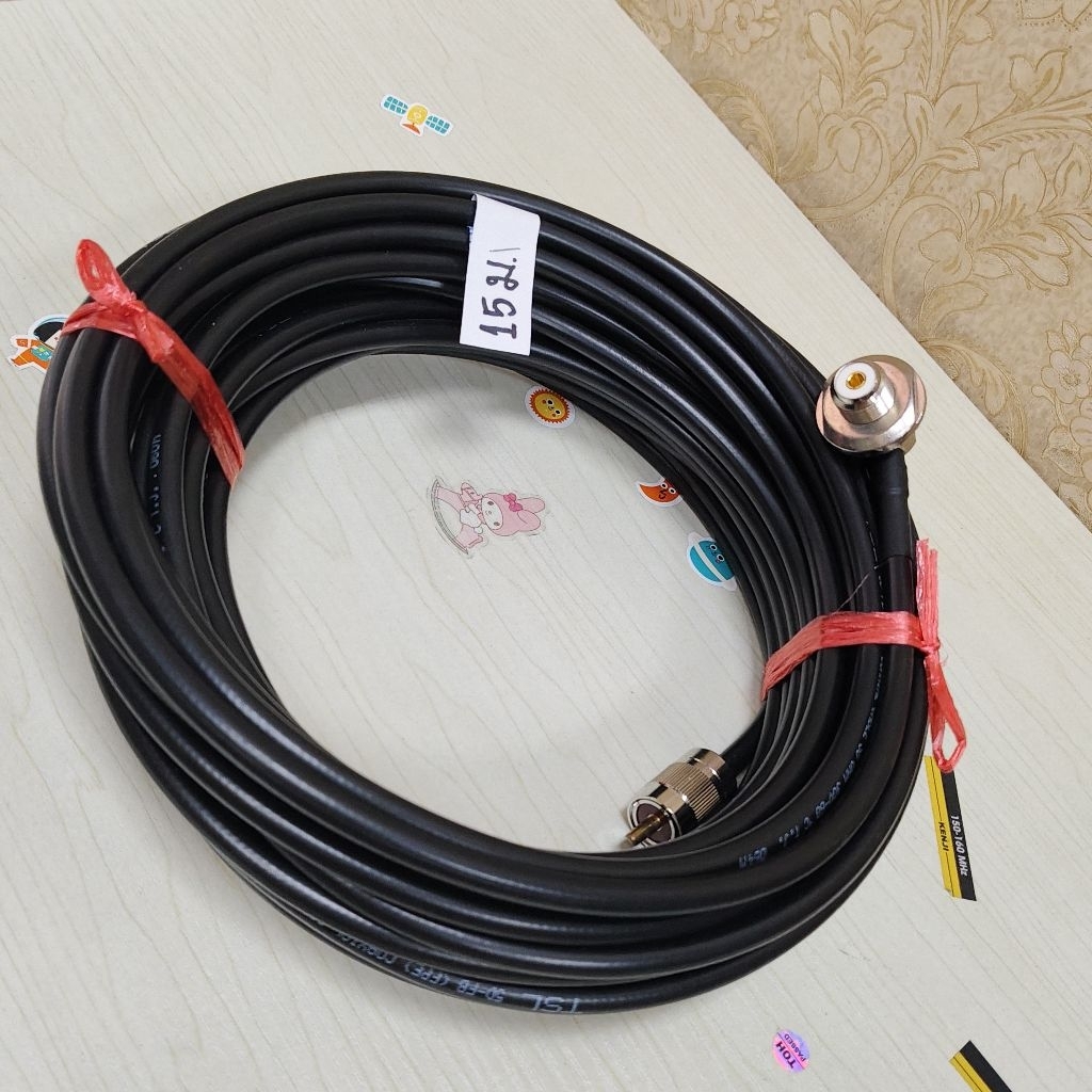 #สาย5DFB/TSLสายพร้อมขั้วแจคเม้า-PL259