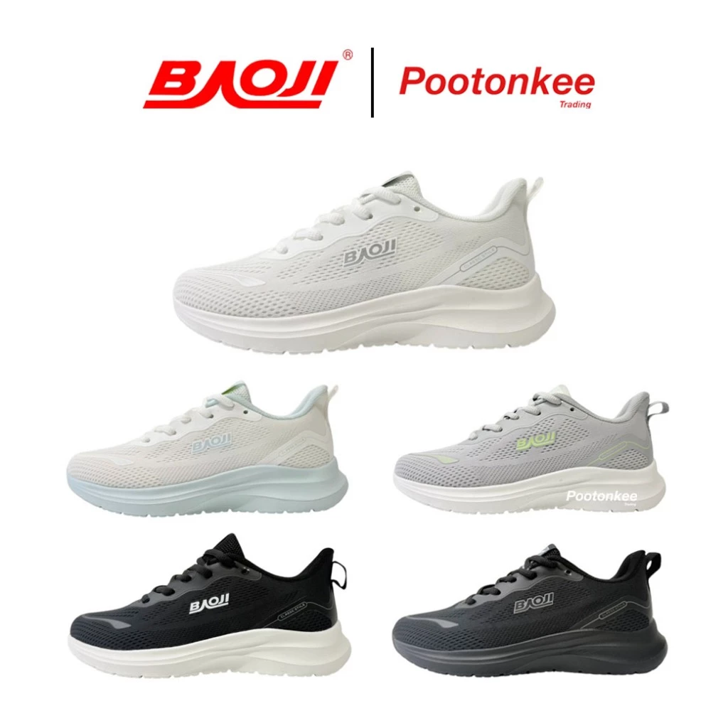 Baoji รุ่น BJW 1182 รองเท้าผ้าใบบาโอจิ รองเท้าผ้าใบผู้หญิง ผูกเชือก ไซส์ 37-41