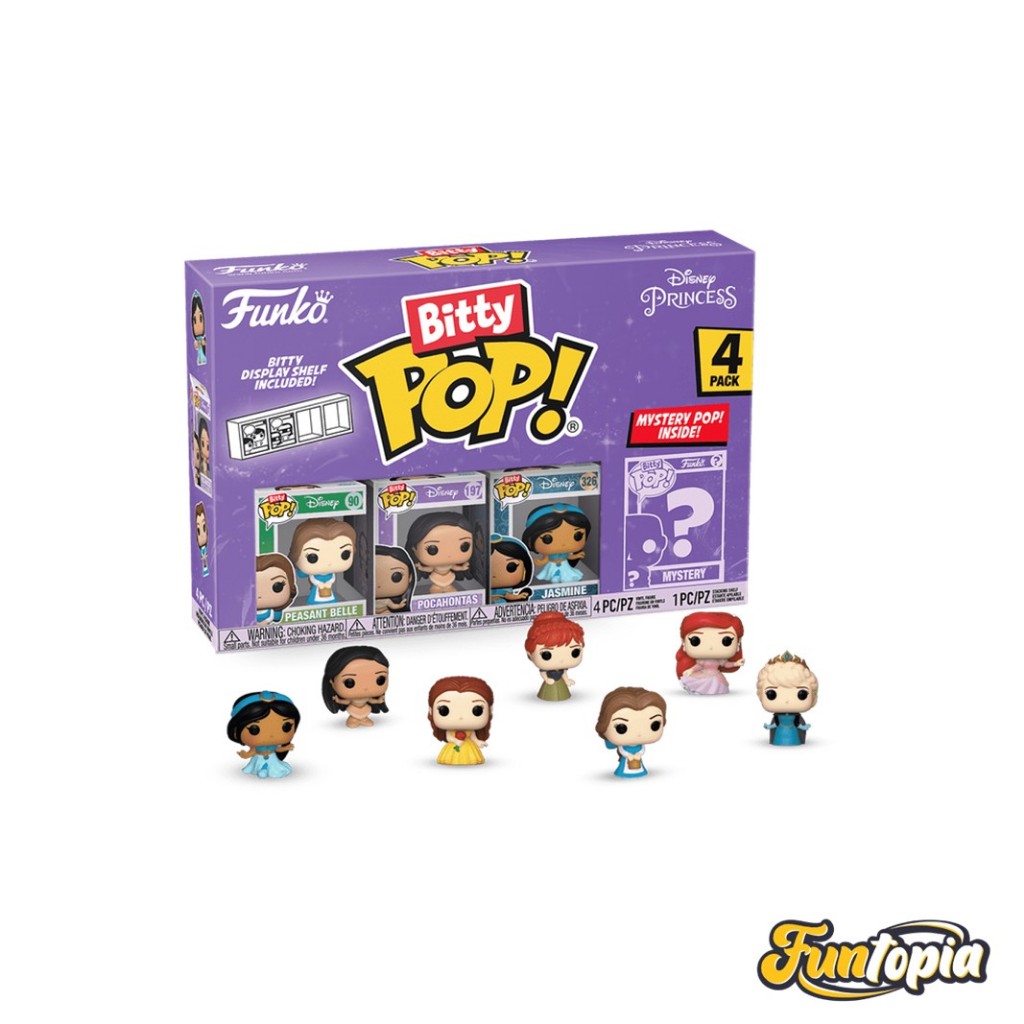 Funko Bitty POP! (73028) Belle, Pocahontas, Jasmine Bitty POP! Disney: Ultimate Princess by Funko