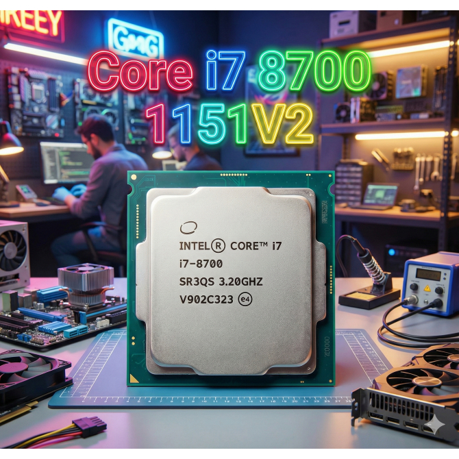 🔴 CPU Intel Core i7-8700 พร้อมซิงค์พัดลมเดิม 🔴