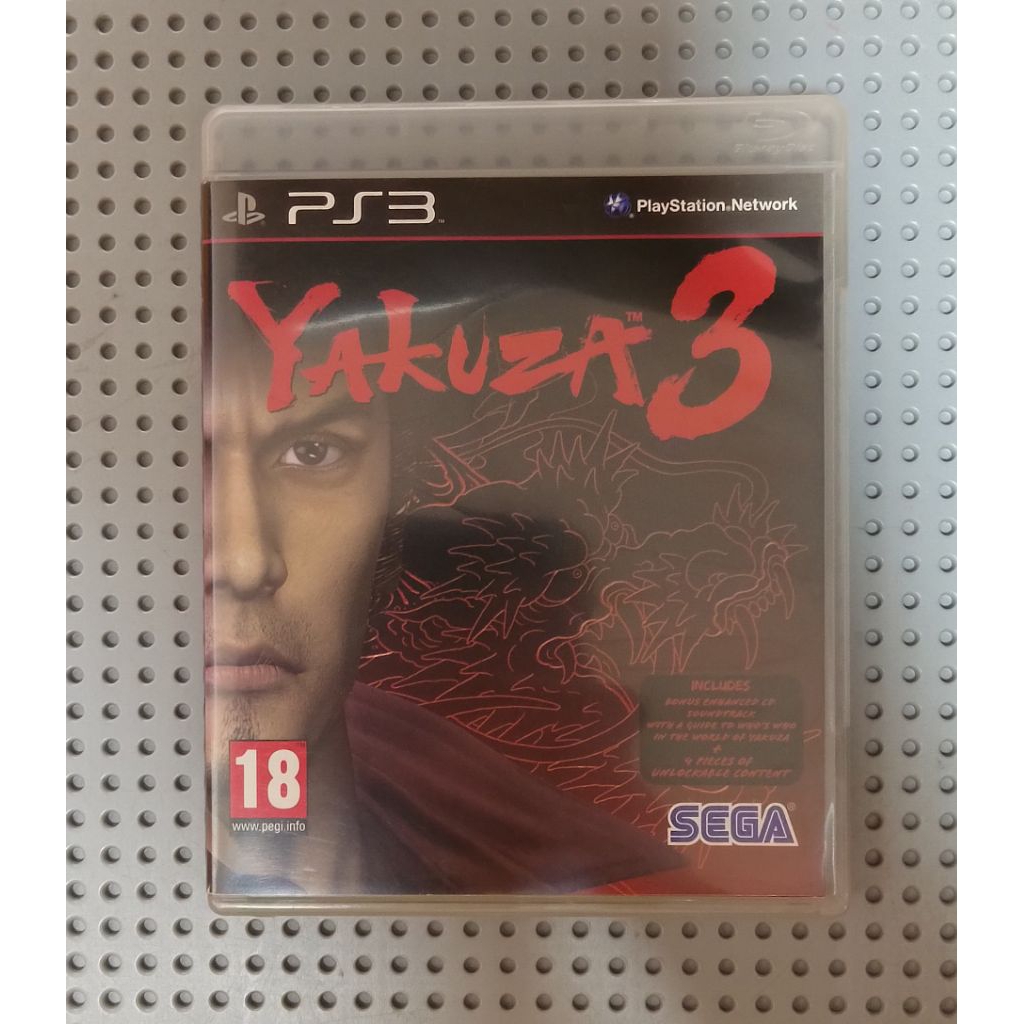 แผ่นเกม PS3 (มือ2) : YAKUZA 3 (Z2/EUR ภาษาอังกฤษ) (แผ่นซีดีมีฝุ่นเกาะบ้างนะครับ)