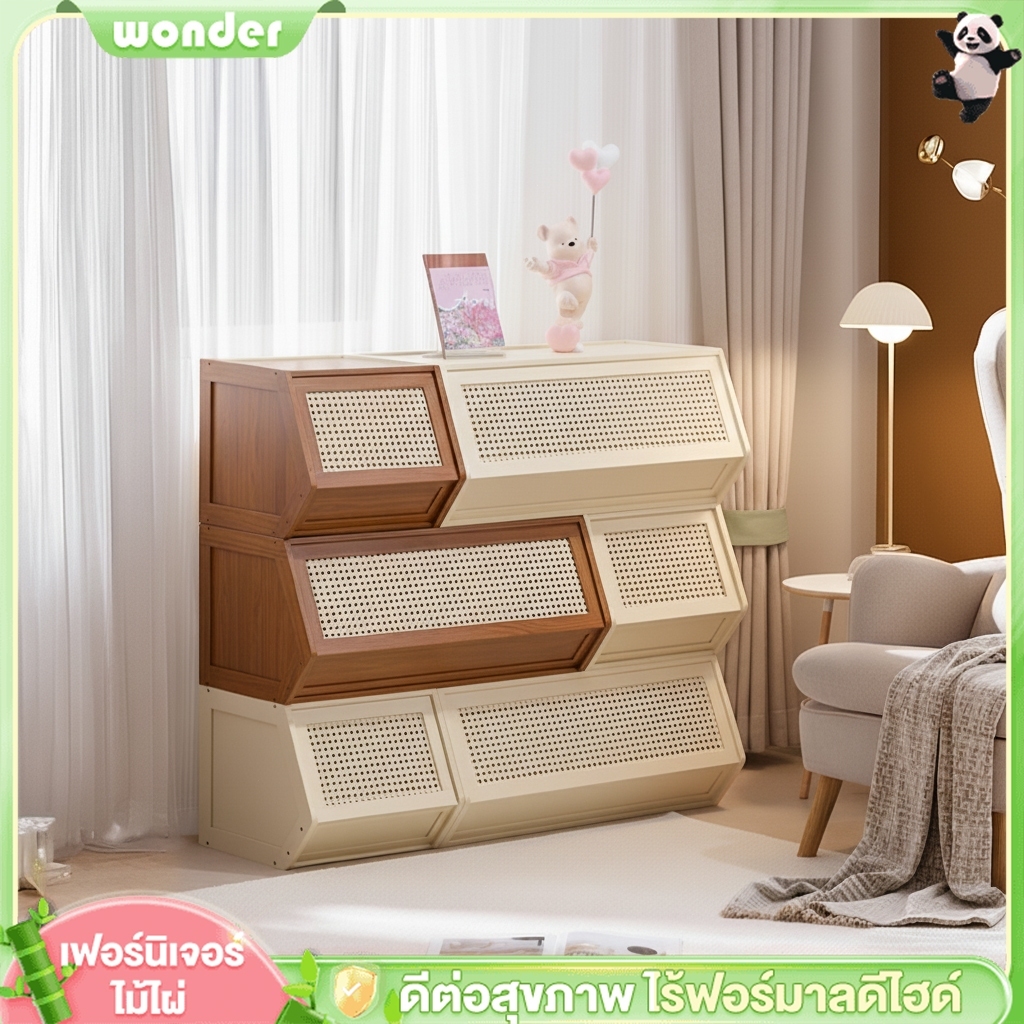 ตู้เก็บของแบบพับ ตู้เก็บของไม้ ตู้เก็บของอเนกประสงค์ เหมาะสำหรับงาน DIY มีหลายสไตล์ให้เลือก