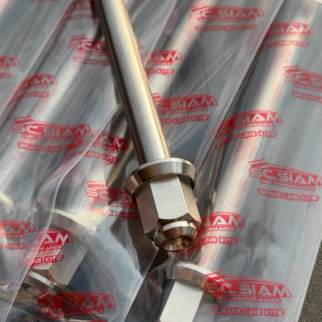 แกนล้อหน้าMIO/มีโอ/FINO/ฟีโน่/NOUVO/นูโว/EXCITER/เอกไซเตอร์ แกนล้อเลสหัวสนามSC SIAM เลสแท้ #แกนล้อเลสมีโอ - รูปที่ 2