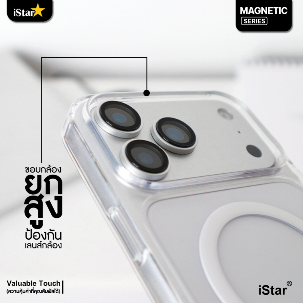 [iStar] เคสใส แม่เหล็ก กันกระแทก เคสไอโฟน 17ProMax 17 16 pro max 16plus 15proamx 15 13 14 12 11 - 4