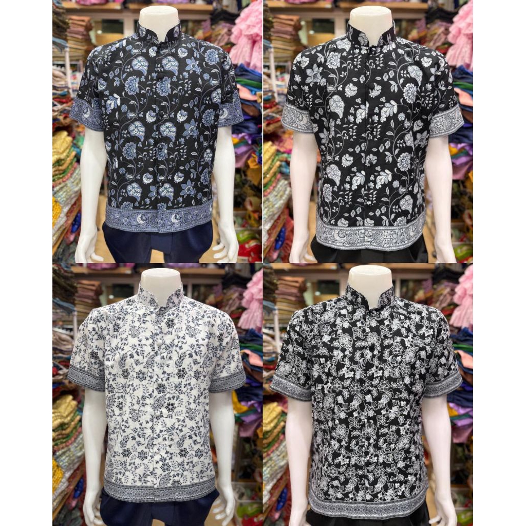 เสื้อคอพระราชทานลายสิงคโปร์ มาใหม่ใส่ทำงานหล่อสุดๆ⭐ **เฉพาะเสื้อ**