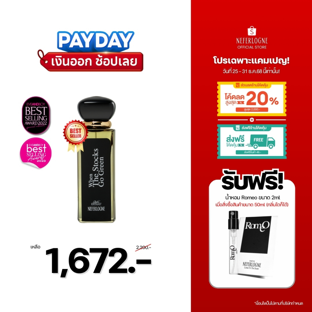 น้ำหอม When The Stocks Go Green (50ml) - Neferlogne