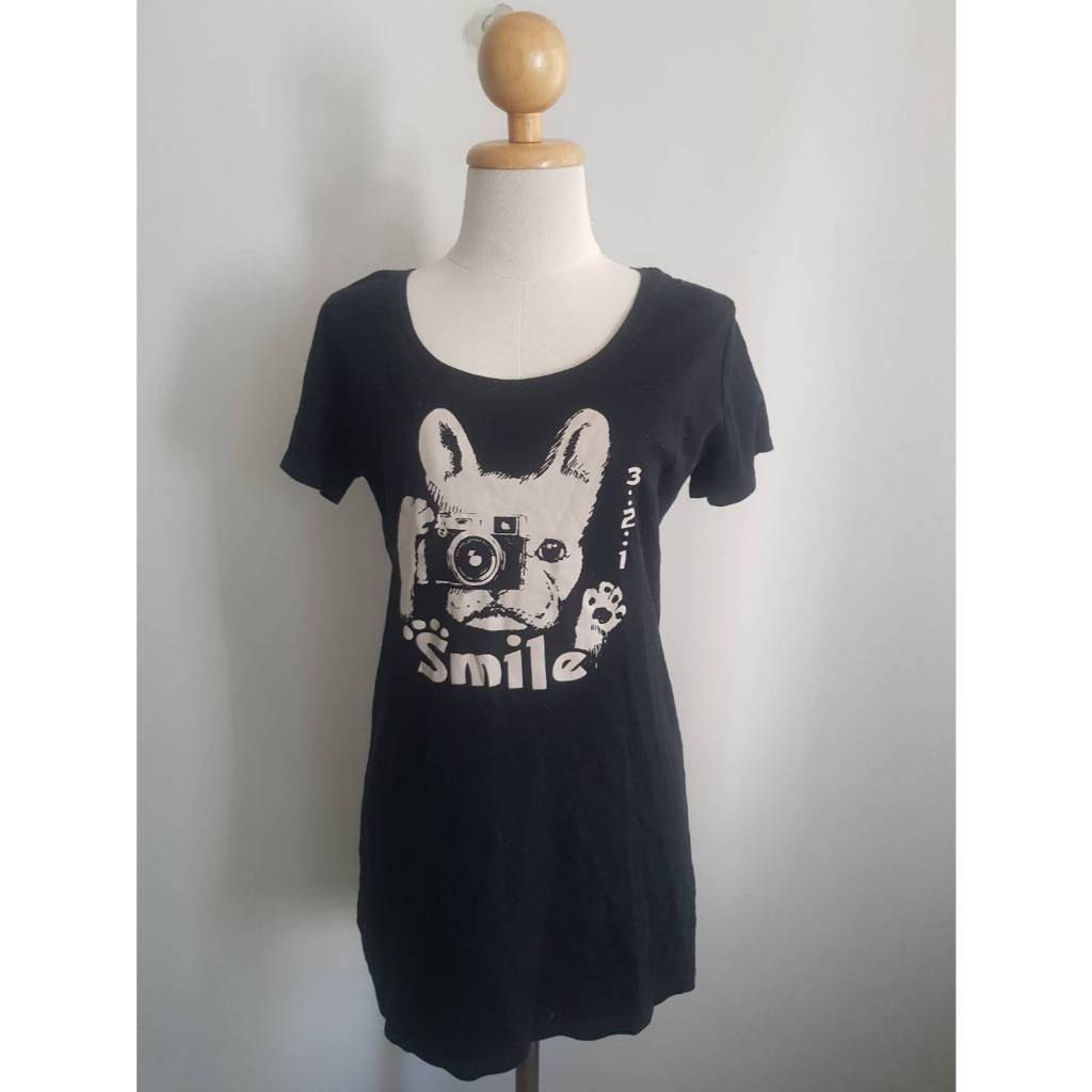 เสื้อยืดผ้าโพลีสเปนเด็กซ์ lativ women XL 40/30