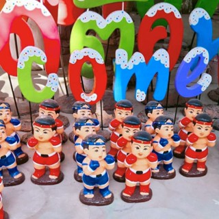 รูปปั้น collection นักมวยไทยสูงขนาด 35 cm ประดับบ้าน ร้านค้า…