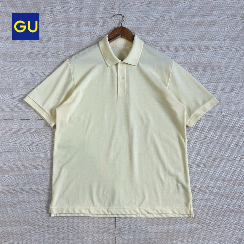 Gu Pique 2 เสื้อคอปกผ้าปิเก้ ของแท้100%