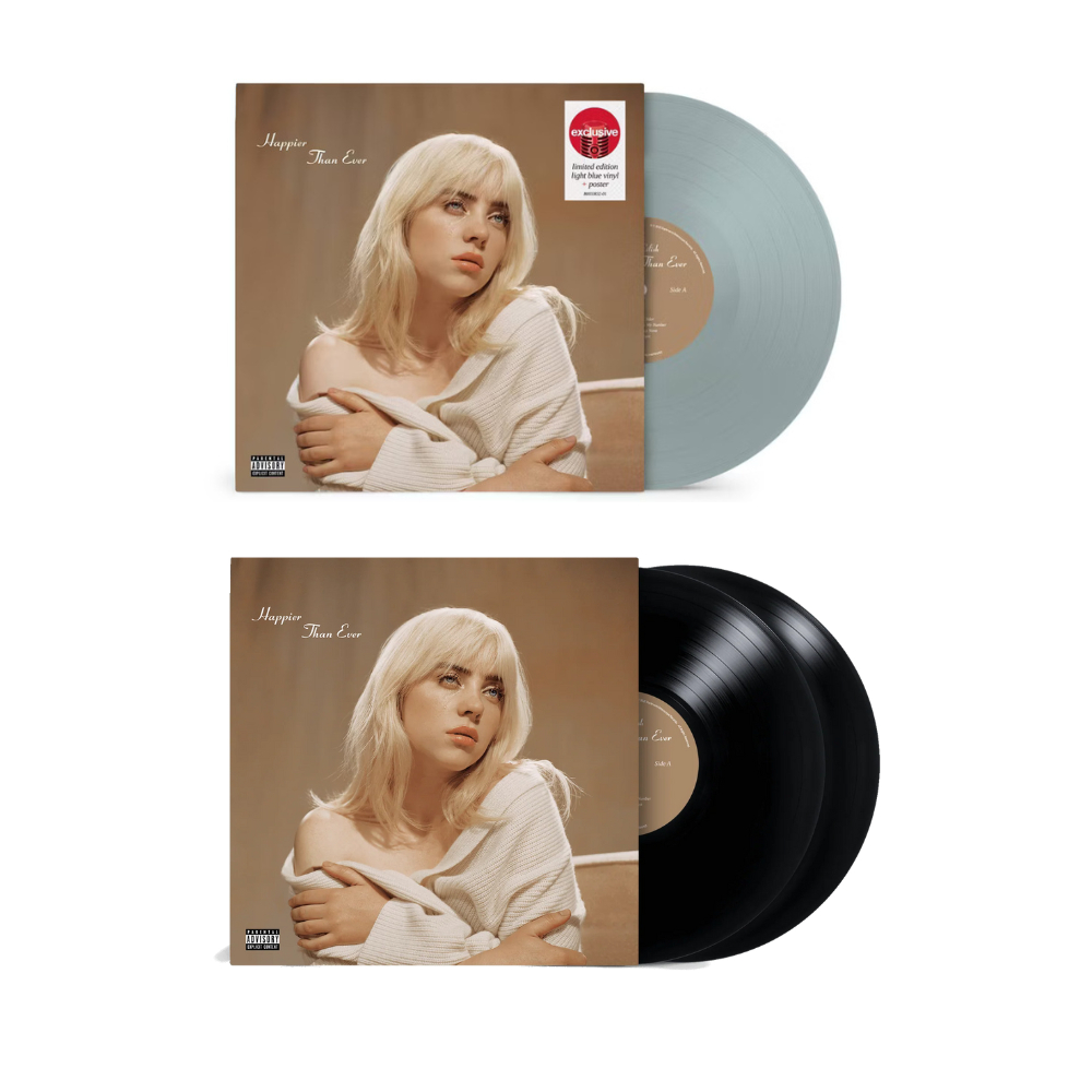 พร้อมส่ง🔥 แผ่นเสียง Vinyl Billie Eilish - Happier Than Ever LP [ใหม่และซีล SS]