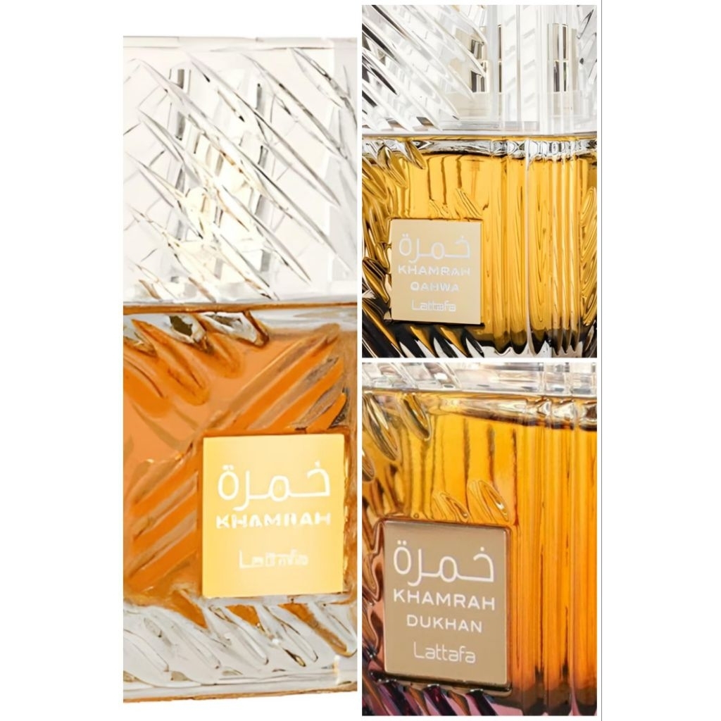 Lattafa Khamrah, Qahwa, Dukhan 2ml 5ml 10ml