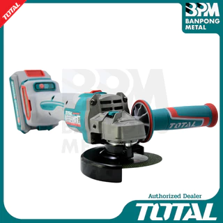 TOTAL เครื่องเจียร์ ลูกหมู ไร้สาย 100 mm. (4") 20V 4Ah 900 W. รุ่น TAGLI261021