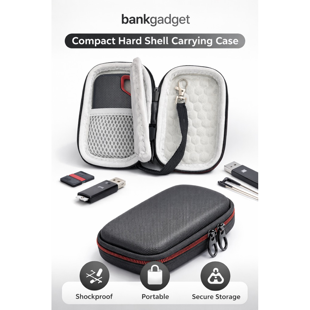 เคสกระเป๋ากระทัดรัดใส่ SSD พกพา Sandisk ส่งไวจากไทย