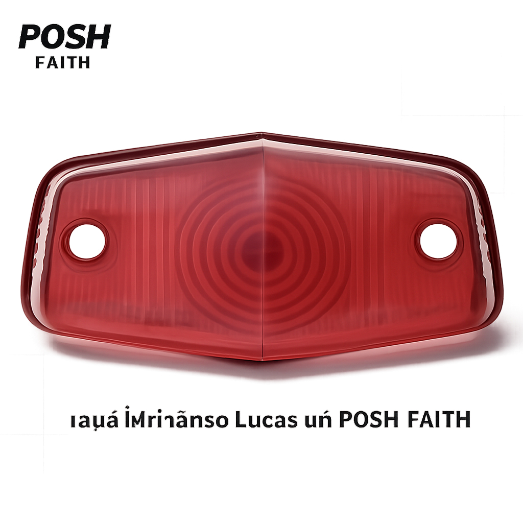 POSH FAITH เลนส์ไฟท้าย Lucas Style Tail Lamp Lens สำหรับ SRX400 / SRX600 011091