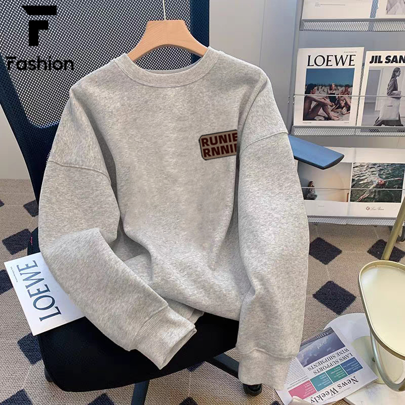 🔥ฮิตติดชาร์ต! เสื้อกันหนาวคอกลม Unisex เนื้อผ้าPremium ไม่ลีบ-ไม่ย้วย 💎 กันหนาวพอดี ใส่สบายทุกวัน