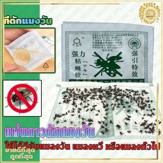 แผ่นกาวดักแมงวัน กาวดักแมลงวัน แผ่นกาวดักแมงวัน ที่ดักแมงวัน ที่ดักแมงวัน​แพ็คละ 10 แผ่น กาวดักแมลงวัน ถูกที่สุด
