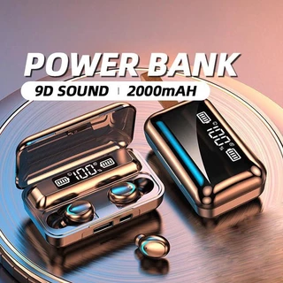 HiFi TWS 5.0 ชุดหูฟังสเตอริโอไร้สาย จริง หูฟังบลูทูธ เบสหนัก พร้อมกล่องชาร์จ หูฟัง Bluetooth 5.0 หูฟัง True Wireless หูฟ