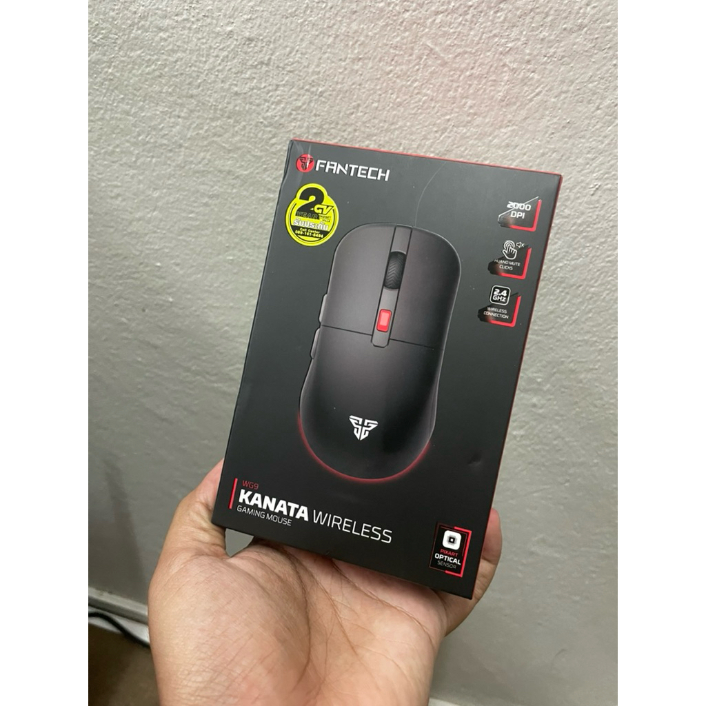 FANTECH WIRELESS MOUSE เมาส์เกมมิ่งไร้สาย Optical รุ่น WG9 มือสองสภาพใหม่ 100%