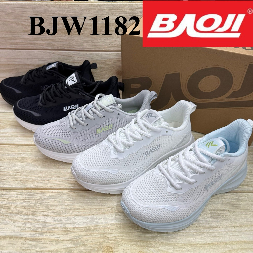 Baoji BJW 1182 รองเท้าผ้าใบ บาโอจิ (37-41) เบา นุ่ม ใส่สบายรน