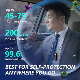 Aolon M11 เครื่องฟอกอากาศพกพา 200 ล้านไอออนลบสุขภาพ ฟอกอากาศ เครื่องฟอกอากาศพกพาห้อยคอ ฟอกอากาศกำจัดสารก่อภูมิแพ้