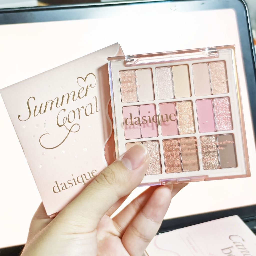 [พร้อมส่ง]Dasique Shadow Palette 8g #23 Summer Coral ดาซีค พาเลทตา