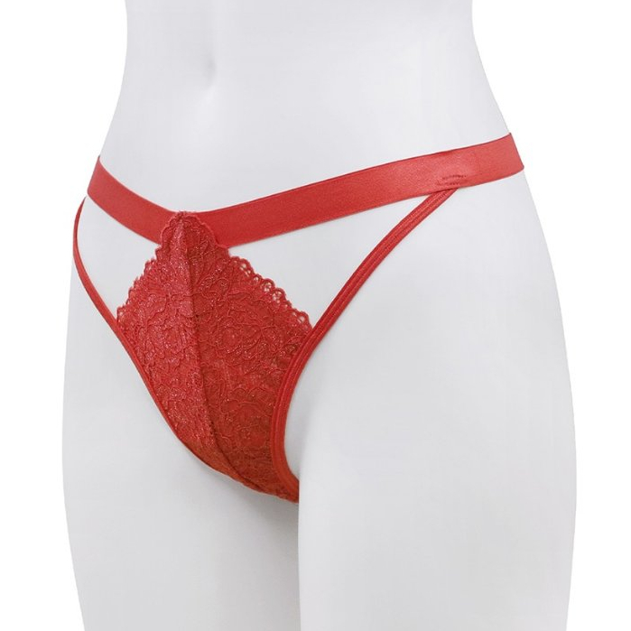 Annebra กางเกงในลูกไม้ ทรงตอง ผ้าลูกไม้ยืด Thong Lace Panty รุ่น AU3-012 ราคา ถูกที่สุด ดีลบีเคเค แกลเลอรีภาพที่ 5