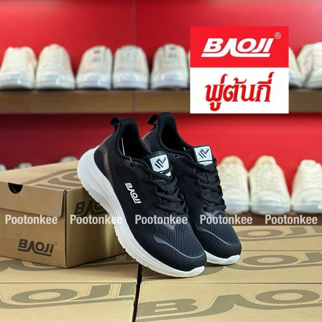 Baoji รุ่น BJW 1182 รองเท้าผ้าใบบาโอจิ รองเท้าผ้าใบผู้หญิง ผูกเชือก ไซส์ 37-41 ของแท้ สินค้าพร้อมส่ง - รูปที่ 3