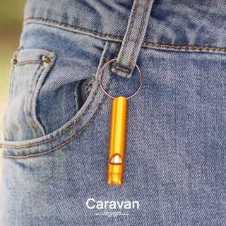 Caravan Crew Whistle นกหวีด นกหวีดฉุกเฉิน แบบโลหะ นกหวีดกีฬา พกพาสะดวก