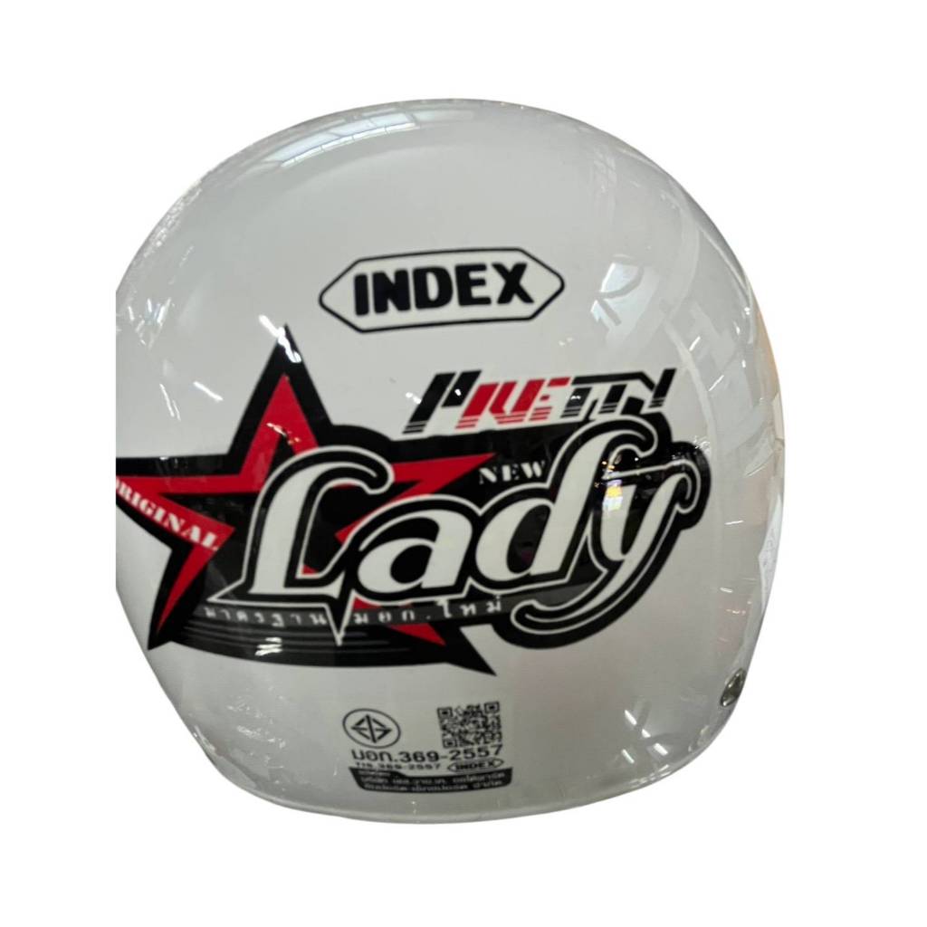 หมวกกันน็อค Index Lady หมวกกันน็อคครึ่งใบพร้อมชิวหน้า เลือกสีหมวกและชิวได้ในตัวเลือกสินค้า รูปที่ 7