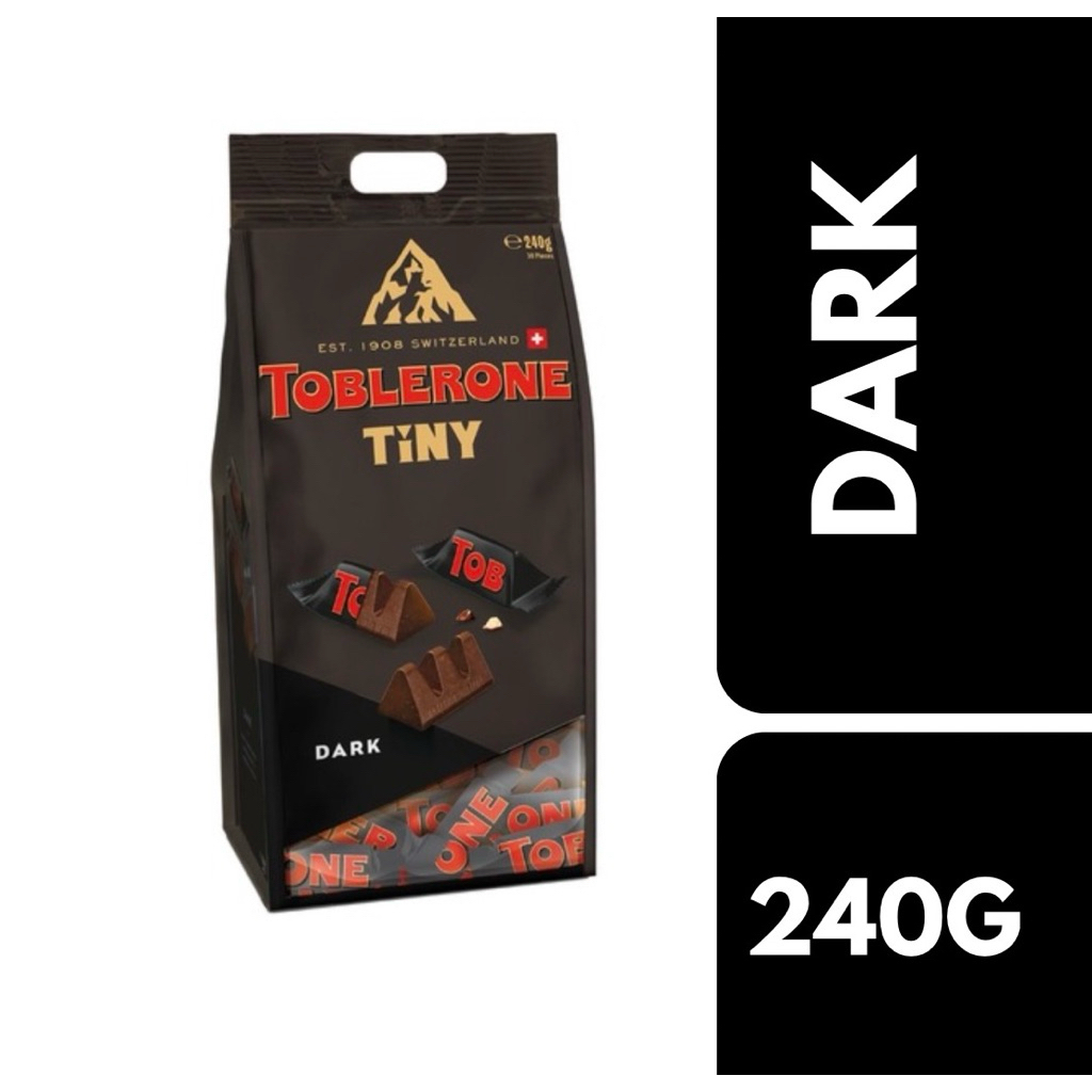 Toblerone Tiny Dark Chocolate 240g++ โทเบลโรน ดาร์กช็อกโกแลต 240 กรัม