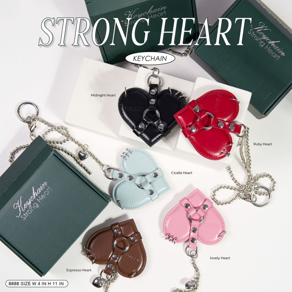 Strong Heart KKeychain CICELLE (ซีเซล) 8888