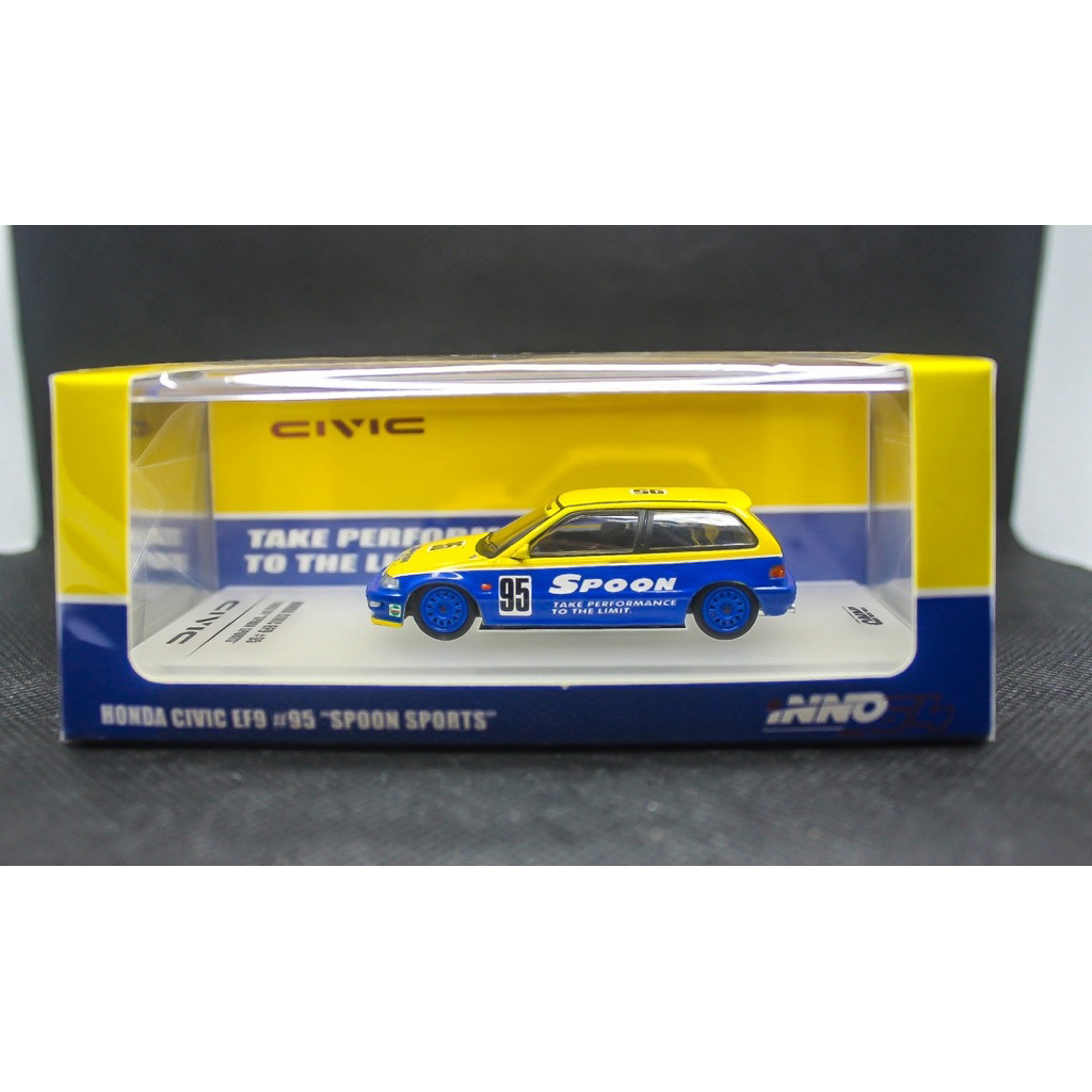 Inno64 Honda Civic EF9 #95 "Spoon Sports"