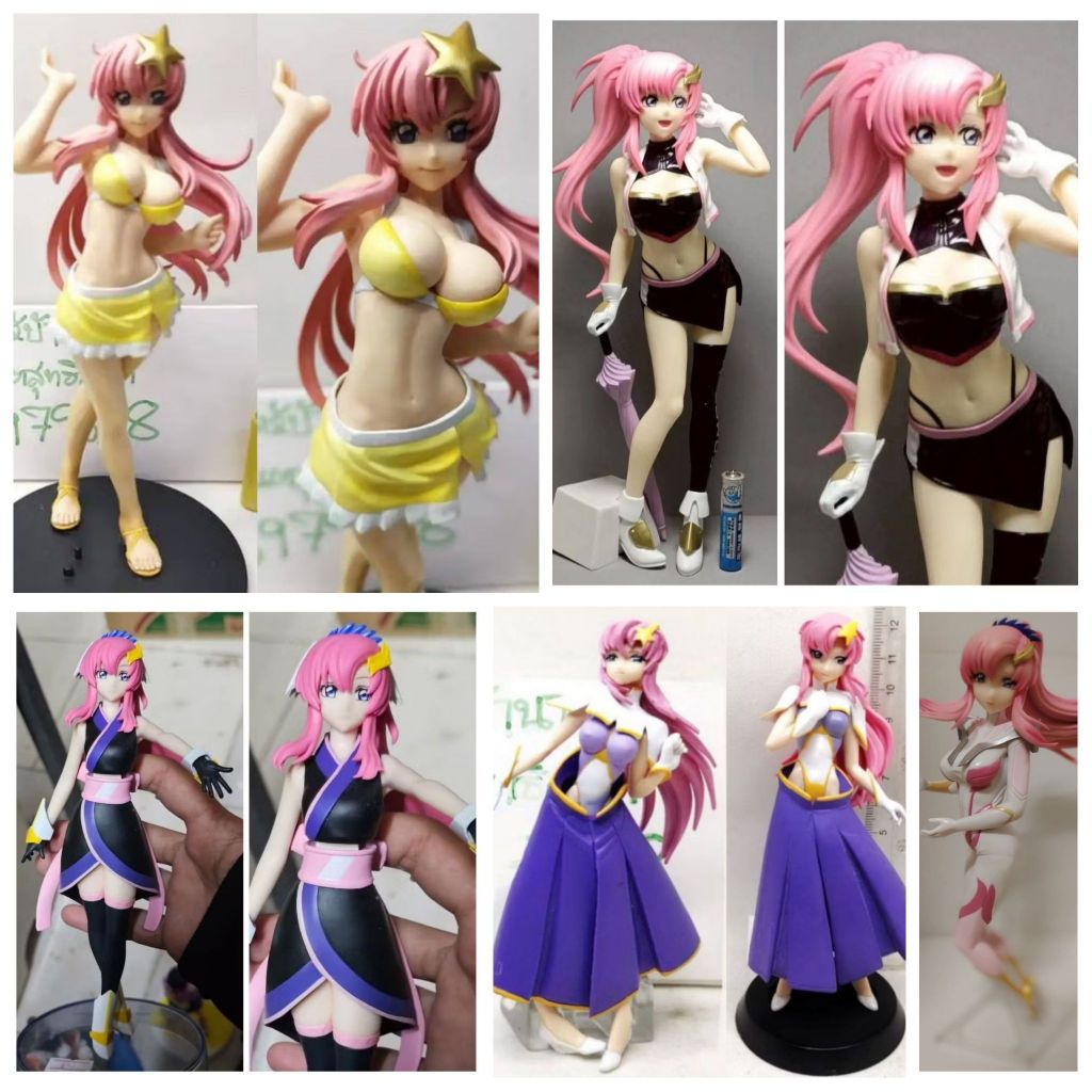 (แท้/มือ2)⭐GUNDAM Seed Destiny❤️Lacus Clyne❤️Meer Campbell HEROLINES FIGURE Gashapon