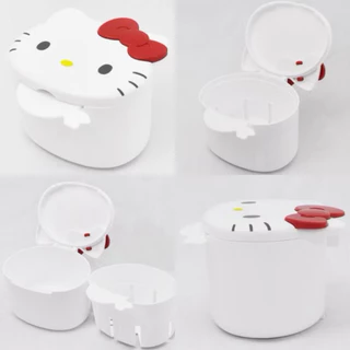 (พร้อมส่งในไทย) Kitty Dental Cup กล่อง ถ้วย ฟันปลอม รีเทนเนอร์ กล่องแช่รี Sanrio คิตตี้ กล่องแช่ฟัน เม็ดฟู่ ล้างรี สะอาด