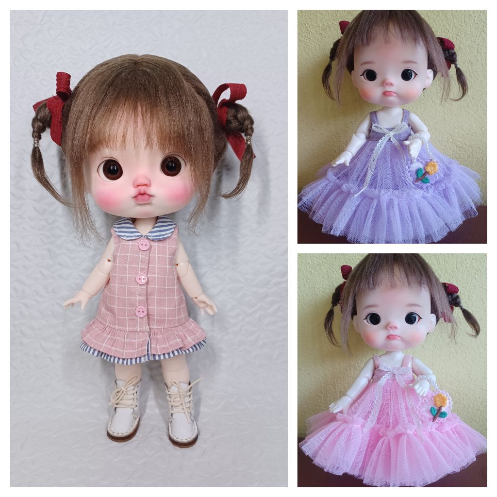 ชุดตุ๊กตา เสื้อผ้าต๊กตา Fat Dain ,ymy  bjd1/6 handmade doll set