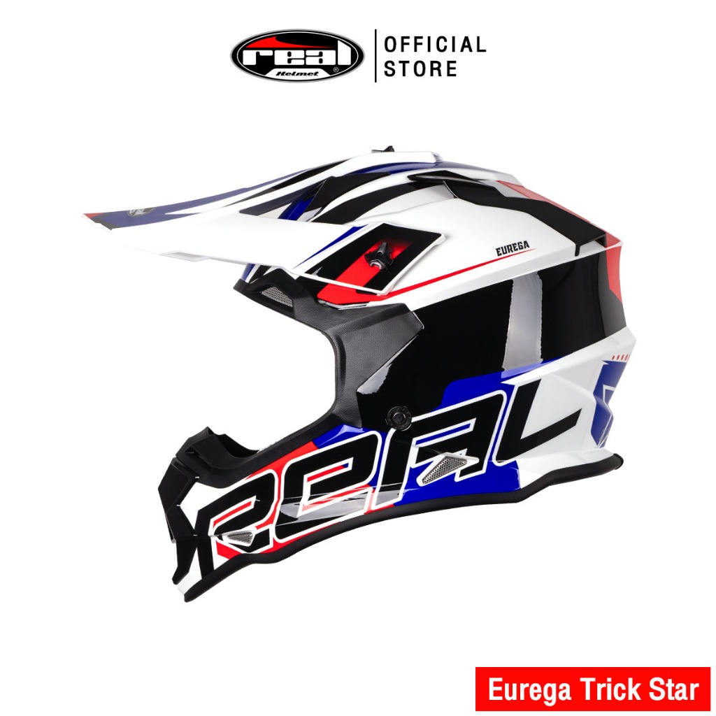 Real Helmets หมวกกันน็อค Motocross Eurega Trick Star