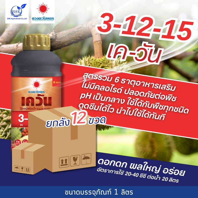 (ยกลัง1L*12) 3-12-15. 1L (ดวงตะวันเพชร)
