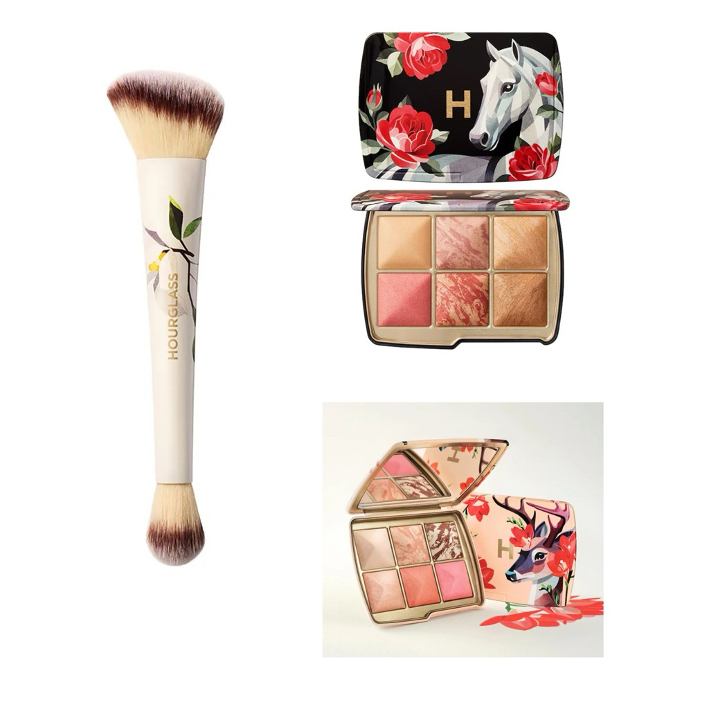 Hourglass palette 2025 deer, horse พาเลทกวาง ม้า แปรง swan brush หงษ์ ของใหม่