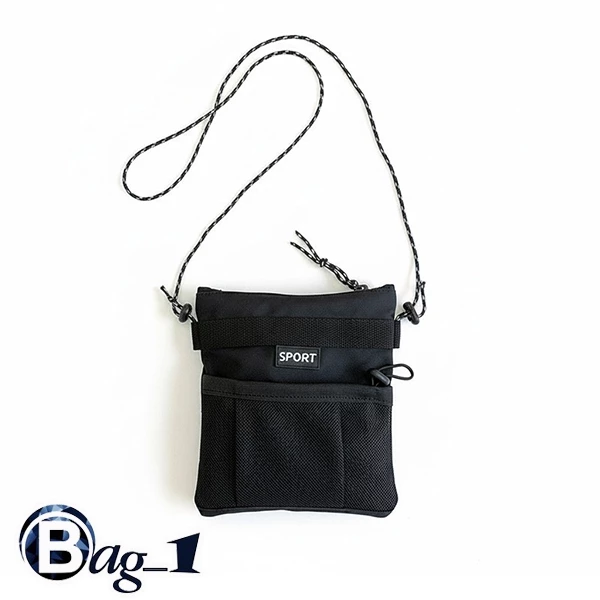 bag_1(BAG1641) W1กระเป๋าผ้าสะพายข้างสายเชือกSPORเวอร์ชั่นเกาหลี ผ้าใบ