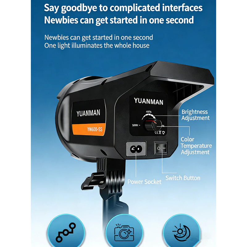 ไฟสตูดิโอ LED 500W พร้อม Lantern Softbox และขาตั้ง thumbnail 8