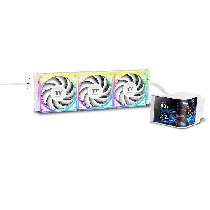 MAGCurve 360 Ultra ARGB Sync AIO Liquid Cooler - Snow Edition (CL-W454-PL12SW-A)