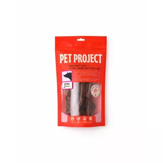 Pork Trachea หลอดลมหมู ขนมแทะสำหรับสุนัข 100% Natural Pet Project