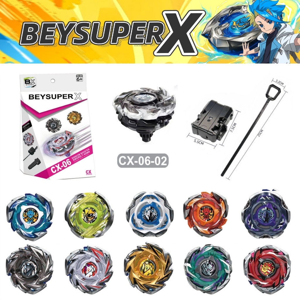 CX Series ชุดลูกข่างต่อสู้โลหะ ครบเซต พร้อมที่ยิง หมุนแรง Battle Top ของเล่นเด็กผู้ชาย ลูกข่างเด็ก ของขวัญเด็ก พร้อมส่ง